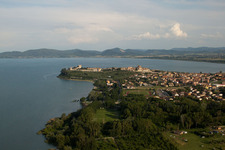 Castiglione del Lago im Bundesland Umbria, Italien