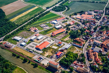 Gewerbegebiet Neun-Morgen in Rheinzabern im Bundesland Rheinland-Pfalz, Deutschland