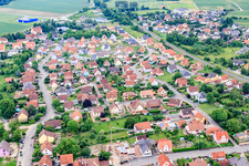 Sessenheim aus Norden im Bundesland Bas-Rhin, Frankreich