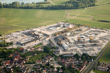 Luftbild von Kilstett im Bundesland Bas-Rhin, Frankreich