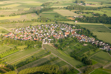 Dorfansicht im Ortsteil Honau in Rheinau im Bundesland Baden-Württemberg, Deutschland