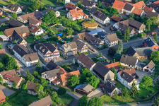 Tullastr im Ortsteil Linx in Rheinau im Bundesland Baden-Württemberg, Deutschland