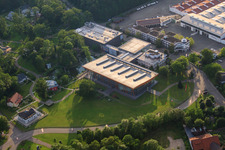 Luftbild von WeberHaus GmbH & Co. KG Bauforum Rheinau-Linx im Bundesland Baden-Württemberg, Deutschland