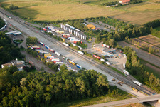 Urloffen, Raststätte A5 in Appenweier im Bundesland Baden-Württemberg, Deutschland