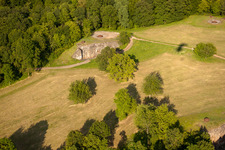 Luftbild von Budling, Fort Ligne Maginot im Bundesland Moselle, Frankreich
