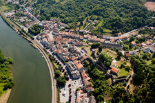 Luftaufnahme von Sierck-les-Bains im Bundesland Moselle, Frankreich