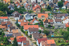 Drohnenbild von Waldstr in Kandel im Bundesland Rheinland-Pfalz, Deutschland