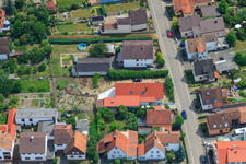 Schrägluftbild von Waldstr in Kandel im Bundesland Rheinland-Pfalz, Deutschland