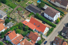 Waldstr in Kandel im Bundesland Rheinland-Pfalz, Deutschland von oben