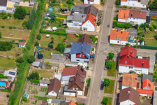 Haardtstr in Kandel im Bundesland Rheinland-Pfalz, Deutschland von oben