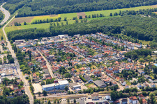Siedlung von Norden in Kandel im Bundesland Rheinland-Pfalz, Deutschland