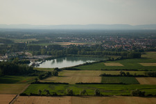 Bischwiller im Bundesland Bas-Rhin, Frankreich von oben