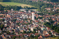 Luftaufnahme von Bischwiller im Bundesland Bas-Rhin, Frankreich