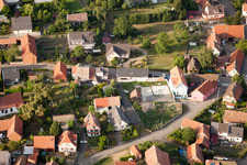 Bischwiller im Bundesland Bas-Rhin, Frankreich aus der Luft
