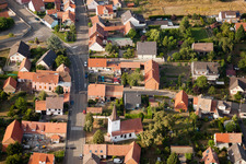 Bischwiller im Bundesland Bas-Rhin, Frankreich von oben gesehen