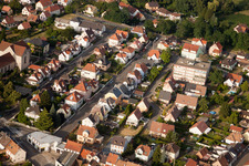 Bischwiller im Bundesland Bas-Rhin, Frankreich aus der Vogelperspektive