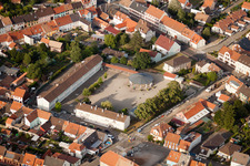 Bischwiller im Bundesland Bas-Rhin, Frankreich von oben