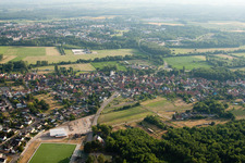 Oberhoffen-sur-Moder im Bundesland Bas-Rhin, Frankreich vom Flugzeug aus