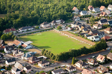 Luftbild von Schirrhoffen in Schirrhein im Bundesland Bas-Rhin, Frankreich