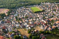 Schirrhoffen im Bundesland Bas-Rhin, Frankreich von oben gesehen