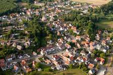 Schirrhoffen im Bundesland Bas-Rhin, Frankreich vom Flugzeug aus