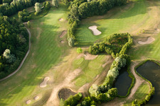 Luftbild von Soufflenheim , Golfclub Soufflenheim Baden-Baden im Bundesland Bas-Rhin, Frankreich