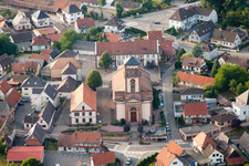 Soufflenheim im Bundesland Bas-Rhin, Frankreich vom Flugzeug aus