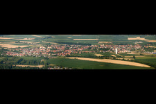 Panorama in Rœschwoog im Bundesland Bas-Rhin, Frankreich
