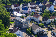 Luftaufnahme von Waldstraße , Neubau der sozial-therapeutischen Kette Südpfalz in Kandel im Bundesland Rheinland-Pfalz, Deutschland