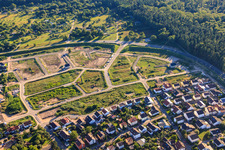 Vogelring im Neubaugebiet in Jockgrim im Bundesland Rheinland-Pfalz, Deutschland