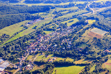 Queichhambach aus Westen in Annweiler am Trifels im Bundesland Rheinland-Pfalz, Deutschland