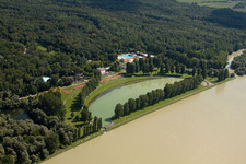 Karlsruhe Daxlanden, Rheinstrandbad im Bundesland Baden-Württemberg, Deutschland