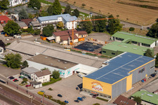 Luftbild von Wohnwelt RUGA in Sinzheim im Bundesland Baden-Württemberg, Deutschland