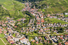 Dorfansicht im Ortsteil Varnhalt in Baden-Baden im Bundesland Baden-Württemberg, Deutschland