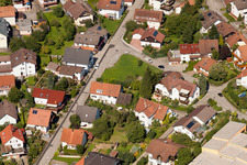 Luftbild von Varnhalt, Gartenstr im Ortsteil Gallenbach in Baden-Baden im Bundesland Baden-Württemberg, Deutschland