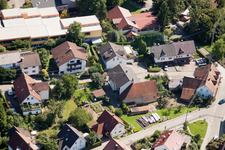 Drohnenaufname von Ortsteil Gallenbach in Baden-Baden im Bundesland Baden-Württemberg, Deutschland
