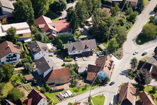 Drohnenbild von Ortsteil Gallenbach in Baden-Baden im Bundesland Baden-Württemberg, Deutschland