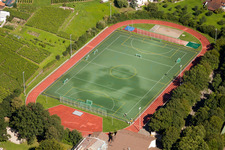 Südbadische Sportschule, FC Neuweier im Ortsteil Steinbach in Baden-Baden im Bundesland Baden-Württemberg, Deutschland aus der Vogelperspektive