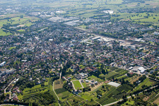 Schrägluftbild von Bühl im Bundesland Baden-Württemberg, Deutschland