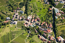 Ortsansicht im Ortsteil Riegel in Bühl im Bundesland Baden-Württemberg, Deutschland