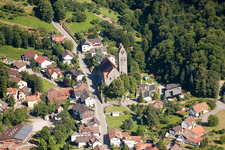Ortsteil Neusatz in Bühl im Bundesland Baden-Württemberg, Deutschland von oben