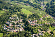 Luftbild von Bühl-Kappelwindeck im Ortsteil Aspich in Lauf im Bundesland Baden-Württemberg, Deutschland