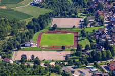 Rodeckstadion mit Sportplätzen des FSV Kappelrodeck-Waldulm im Bundesland Baden-Württemberg, Deutschland