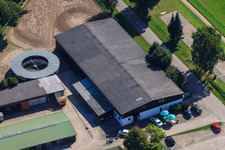 Luftaufnahme von Vetrihof Pferdehof in Muggensturm im Bundesland Baden-Württemberg, Deutschland