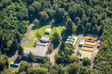 Wasserwerk Mörscher Wald im Ortsteil Silberstreifen in Rheinstetten im Bundesland Baden-Württemberg, Deutschland