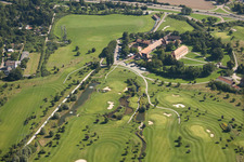 KA Hofgut Golfplatz Scheibenhardt im Ortsteil Beiertheim-Bulach in Karlsruhe im Bundesland Baden-Württemberg, Deutschland