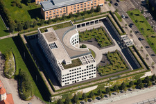 Verwaltungsgebäude der staatlichen Behörde Generalbundesanwalt beim Bundesgerichtshof in Karlsruhe im Ortsteil Südweststadt im Bundesland Baden-Württemberg, Deutschland