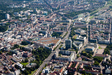 Karlsruhe, Ettlingertorzentrum im Ortsteil Südweststadt im Bundesland Baden-Württemberg, Deutschland