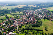 Lohrbach von Westen in Mosbach im Bundesland Baden-Württemberg, Deutschland