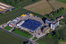 Essostraße, Ilzhöfer Tankspedition GmbH, Baden Self-Storage und BayWa AG Tankstelle im Ortsteil Knielingen in Karlsruhe im Bundesland Baden-Württemberg, Deutschland